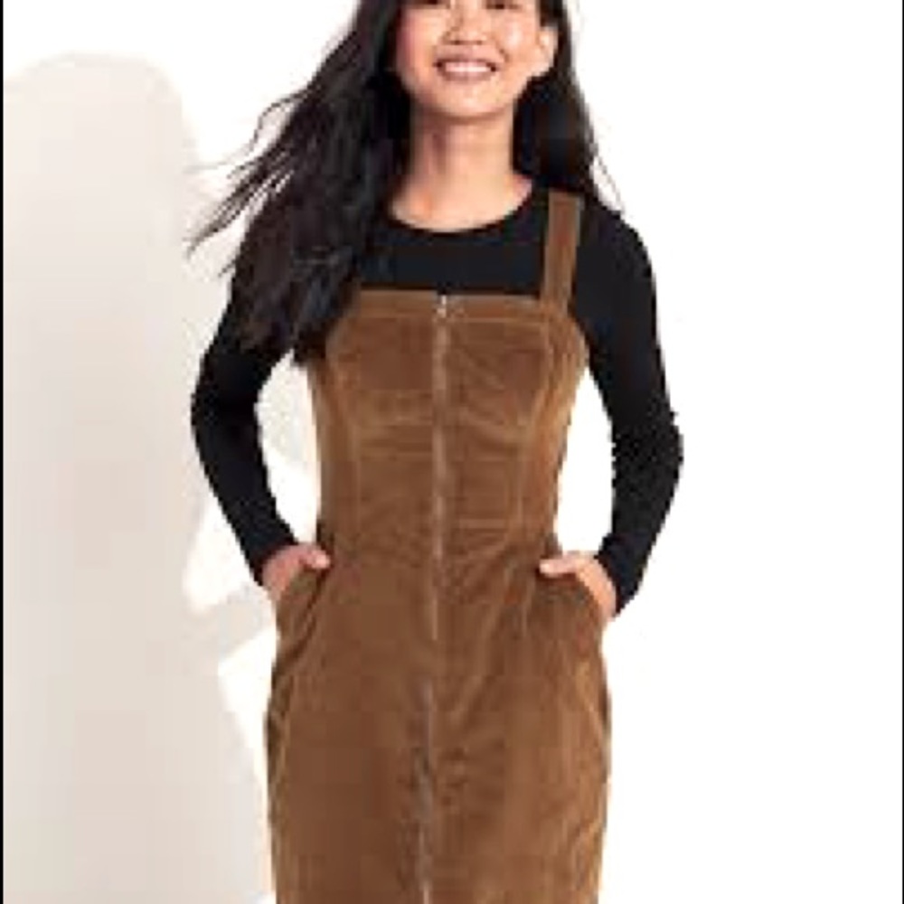 hollister brown corduroy dress